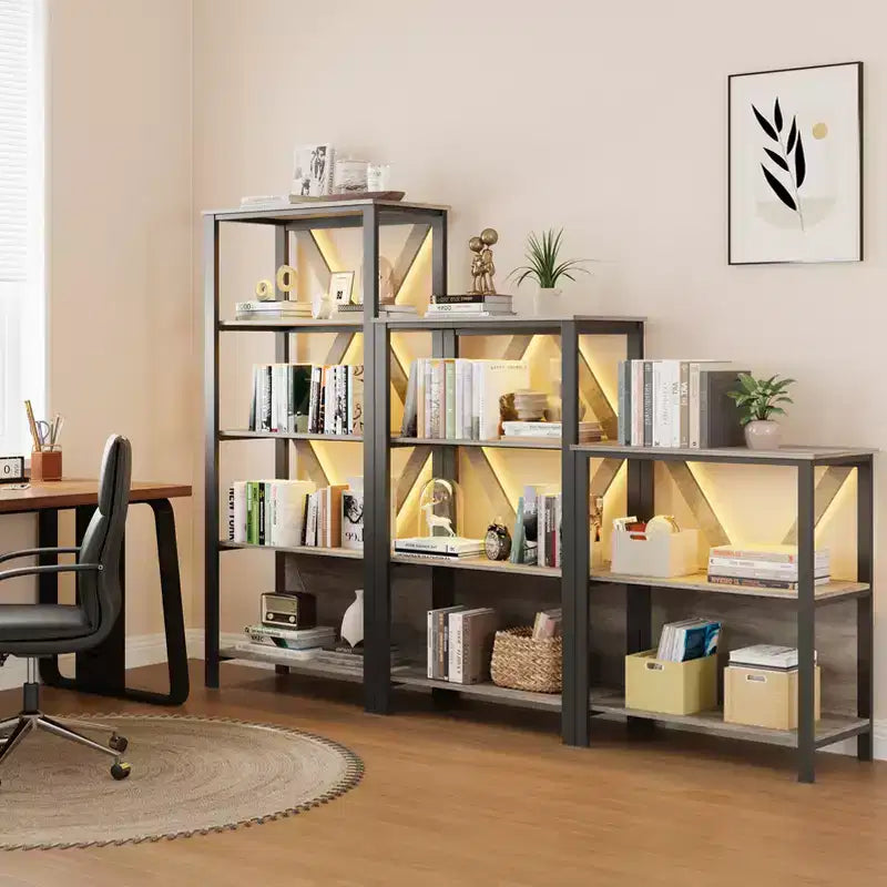 Étagère LED avec Bande Lumineuse RGB Dimmable et Éclairage Ambiant Rêveur Minimaliste mais multifonctionnel, parfaite pour les bureaux à domicile et les salons