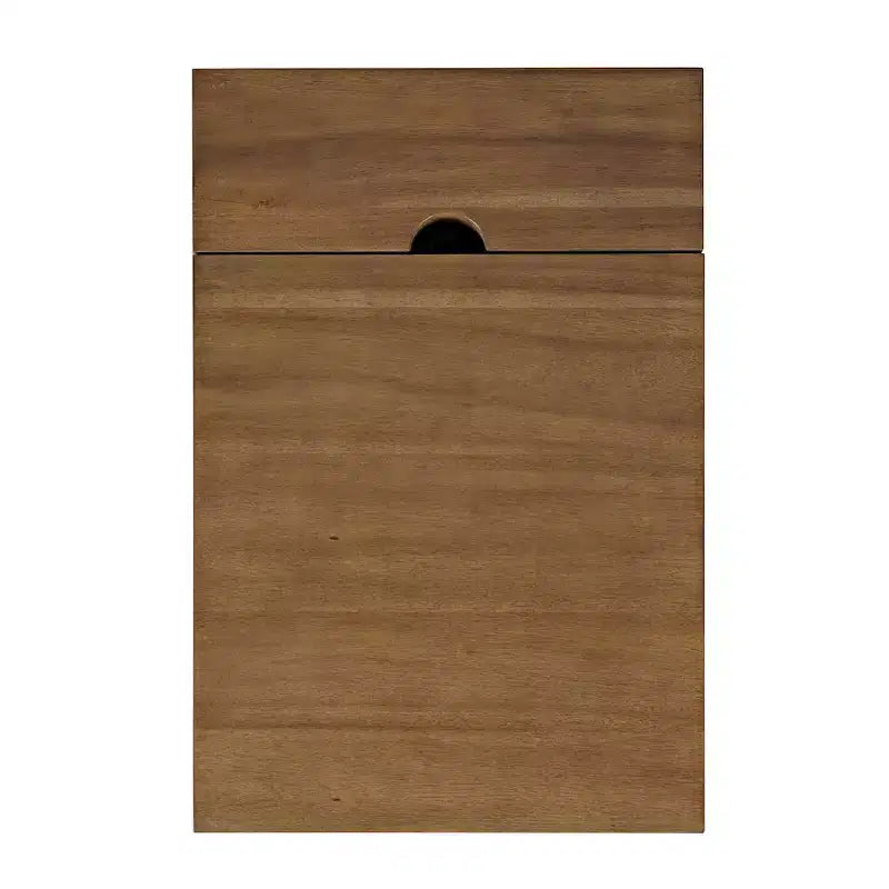 Table de Chevet Rustique Transitoire en Bois Claremont avec Rangement et Chargeur USB