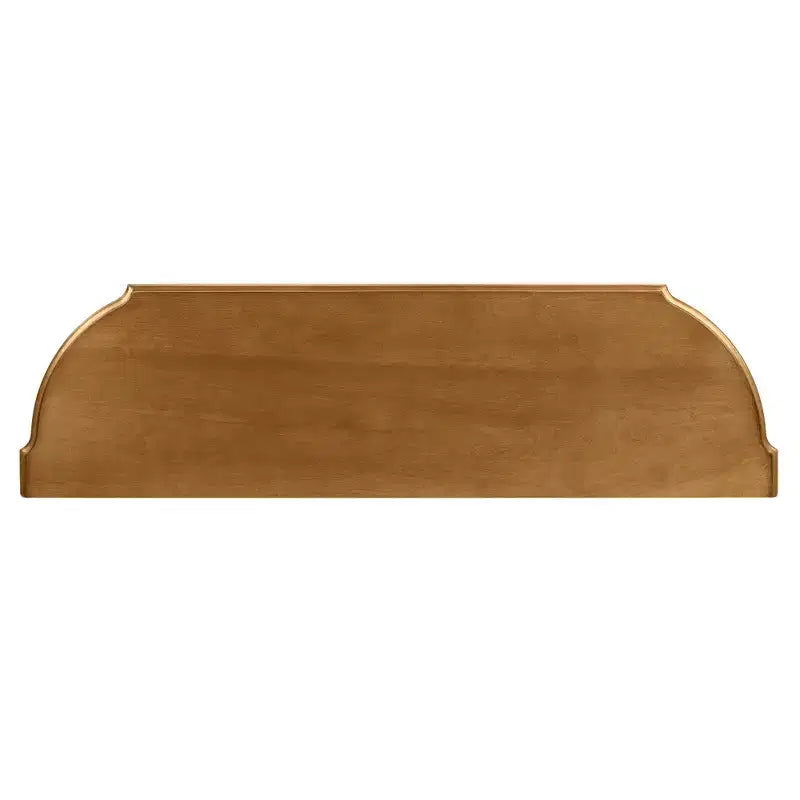 Console incurvée rétro de 109 cm avec 3 tiroirs et étagère de rangement pour salon et couloir, marron