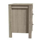 Tables de chevet modernes à 2 tiroirs avec rangement ouvert 20,9 L 15,7 P 22,7 H