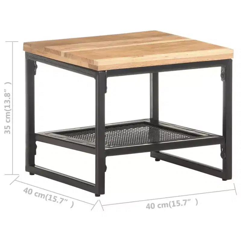 Table d'appoint Table de bout Canapé Table basse Meubles de salon Bois massif
