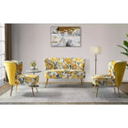 Trento 47 Contemporary Loveseat with Floral Patterns| ART OF LIVING DESIGNS