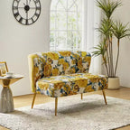 Causeuse contemporaine Trento 47 à motifs floraux