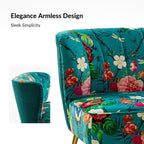 Causeuse contemporaine Trento 47 à motifs floraux