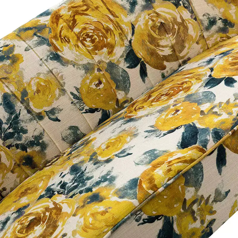 Causeuse contemporaine Trento 47 à motifs floraux