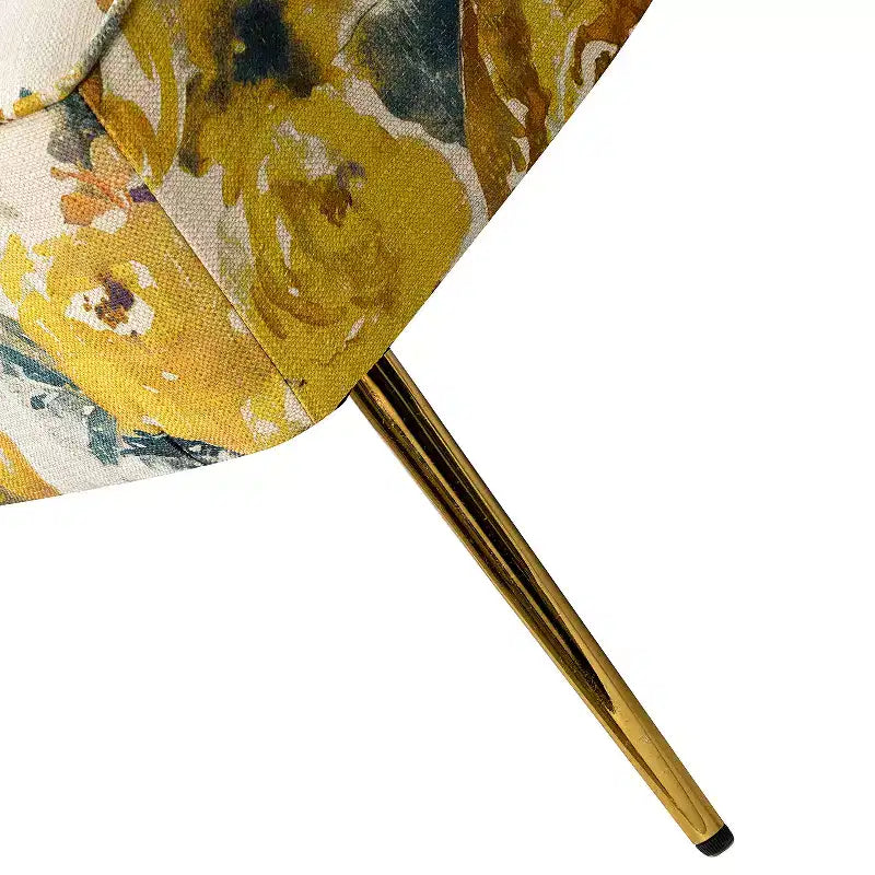 Causeuse contemporaine Trento 47 à motifs floraux